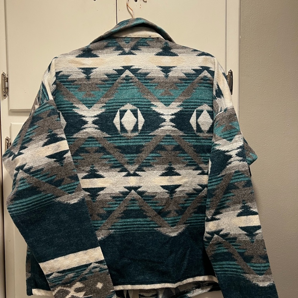 Blue B Aztec Pattern Jacket - Picture 4 of 4